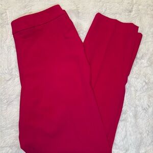 Calvin Klein Women's Vibrant Pink Straight Leg Pants